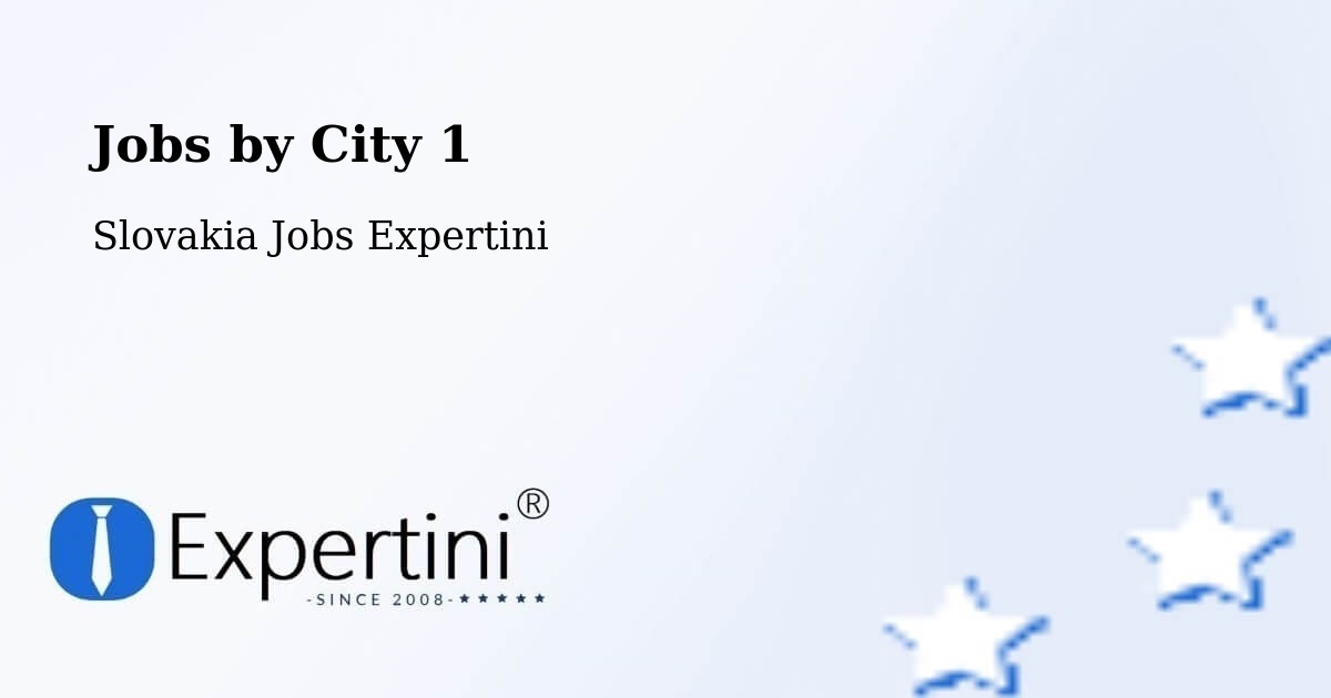 City Jobs in Slovakia - Expertini